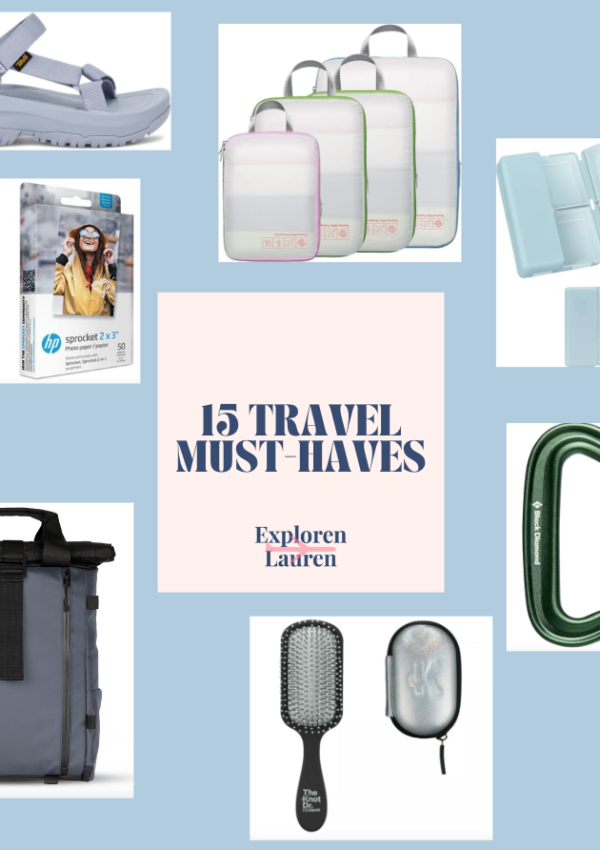 travel must have, travel must-haves, packing list