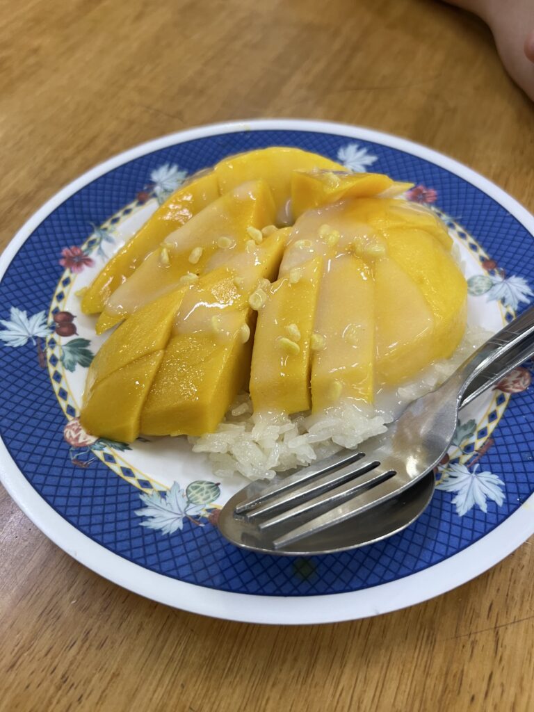 Thai recipe, Thai mango sticky rice, mango sticky rice, mango sticky rice recipe, Thailand, cooking thailand