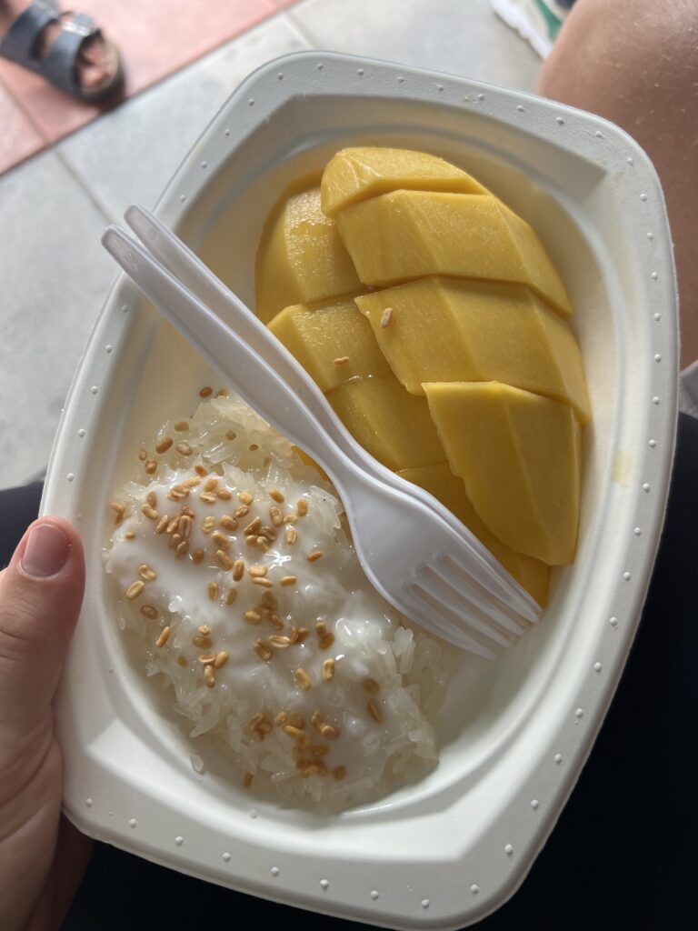 Thai recipe, Thai mango sticky rice, mango sticky rice, mango sticky rice recipe, Thailand, cooking thailand